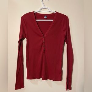 Old Navy henley long sleeve